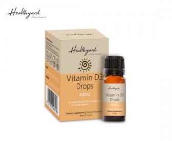 Healthyard 维生素D3滴剂400IU 10毫升【0岁可用】 Healthyard 维生素D3滴剂400IU 10毫升【0岁可用】